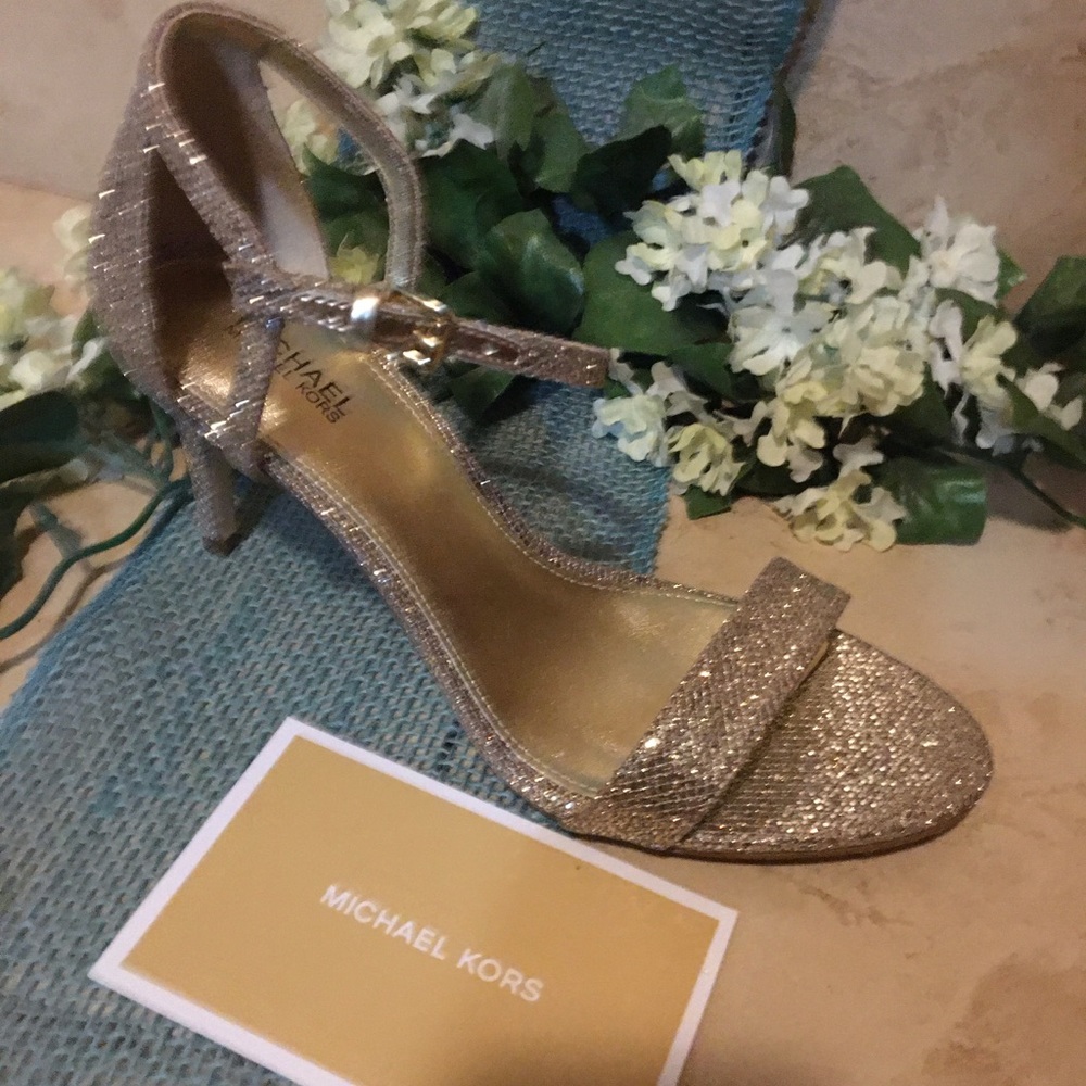 Michael Michael Kors Glitter Dress Heels 8M NWT - Picture 2 of 8